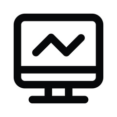 Graphical chart, business analysis, online analytics vector design