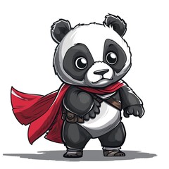 Panda superhero
