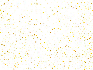 Gender Neutral Golden Rectangular Confetti