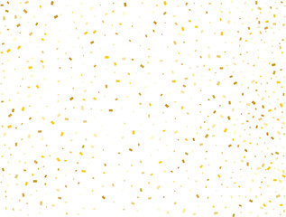 Gender Neutral Golden Rectangular Confetti