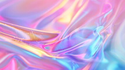 Holographic gradient background illustration generated by ai