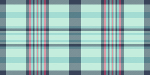 Other tartan seamless plaid, household textile background pattern. Summertime vector check texture fabric in light and blue colors.