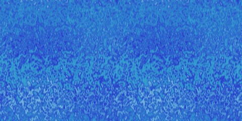 Gradient space dyed stripe with linen effect seamless textured border. Masculine blue white variegated striped print banner.