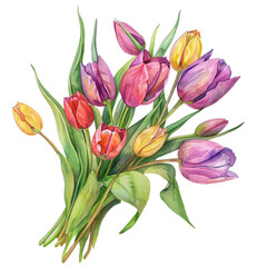 Obraz premium bouquet of tulips