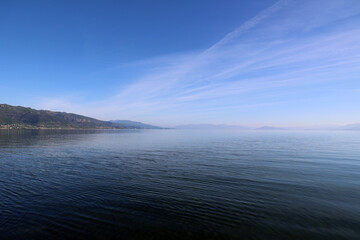 Fantastic landscape at Lake Ohrid, Albania