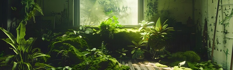 Obraz premium green background design. modern green background template. 