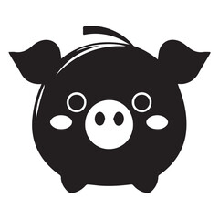 Pig logo and symbol vector illustration