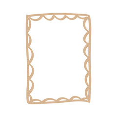 antique gold frame hand drawn