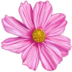Vibrant Cartoon Flower Art