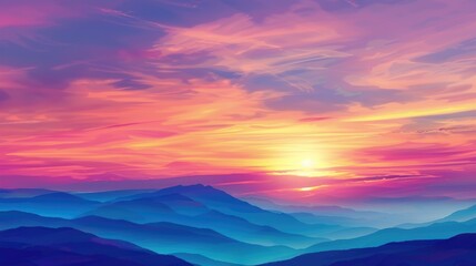 Fototapeta premium Design element Background of the evening sky