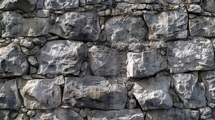 Obraz premium Texture background of a grey stone wall