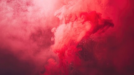 Fototapeta premium Red smoke image