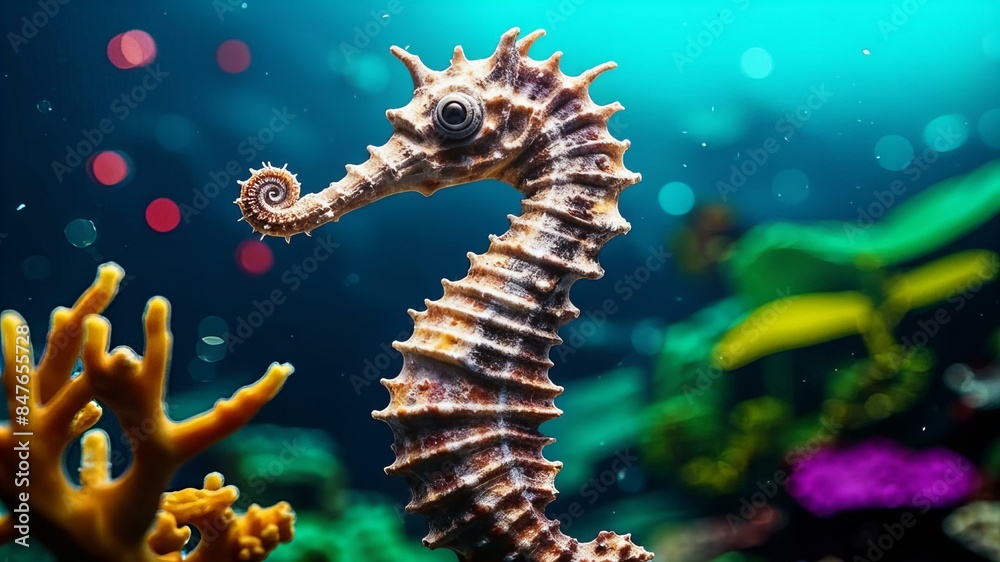 Wall mural Seahorse