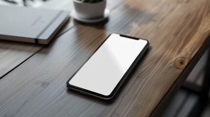 Smartphone mock up illustration generated by ai