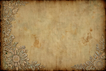 classic dull paper motif with decorative background