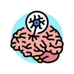 tay sachs disease color icon vector. tay sachs disease sign. isolated symbol illustration