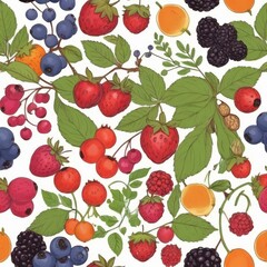a colorful background with raspberries raspberries and raspberries