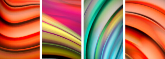 Blurred color line backgrounds. Vector Illustration For Wallpaper, Banner, Background, Card, Book Illustration, landing page