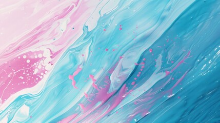 Naklejka premium Splash paint brush colors background illustration generated by ai