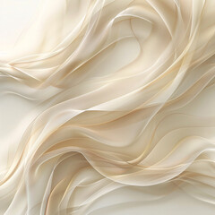 Obraz premium gentle beige waves