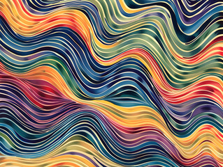 colorful wave pattern