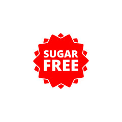 Sugar free label icon isolated on transparent background