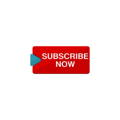 Subscribe now icon isolated on transparent background