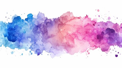 Obraz premium Watercolor brush background illustration generated by ai