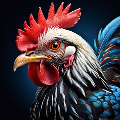 AI Image Generator, Vibrant Rooster