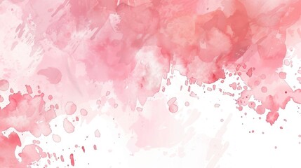Watercolor brush pink background illustration generated by ai
