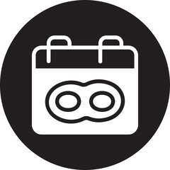 carnival fair glyph icon