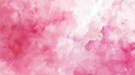 Fototapeta premium Watercolor brush pink background illustration generated by ai