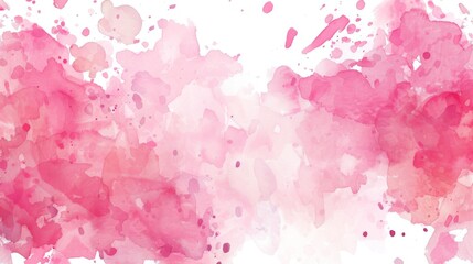 Watercolor brush pink background illustration generated by ai