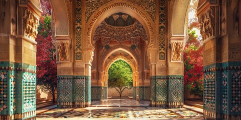 Obraz premium Beautifully Decorated Historical Building
