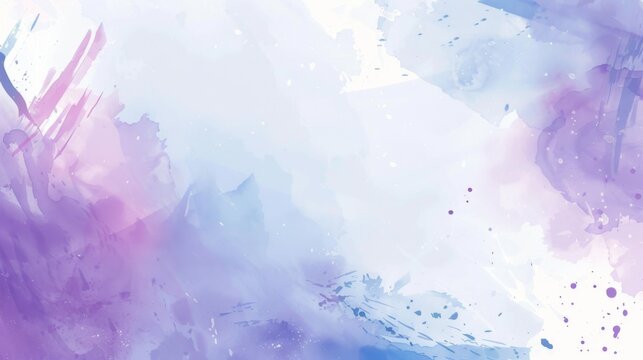 Watercolor brush purple background illustration generated by ai