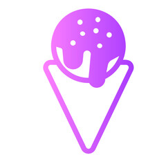 Snow Cone gradient icon