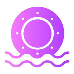Naklejka premium zorbing gradient icon