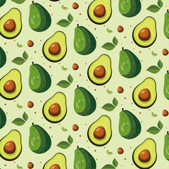 Fruits pattern colorful in realistic design
