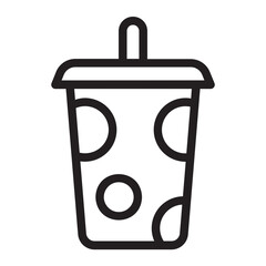 drink line icon