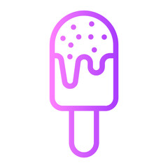 ice cream gradient icon