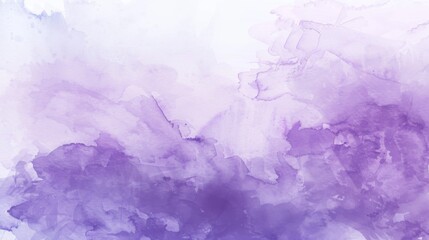 Obraz premium Watercolor brush purple background illustration generated by ai