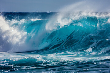 Fototapeta premium Close-Up of Powerful Ocean Waves