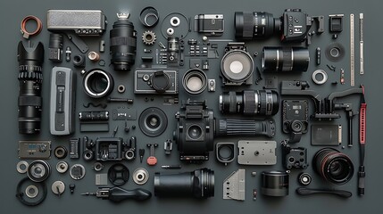 Error repair support center concept film camera components