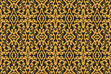 Seamless ethnic design, ikat art. beautiful hand drawn Design for textile and printingEthnic pattern.beautiful pattern. folk embroidery,bohemian style, abstract art	