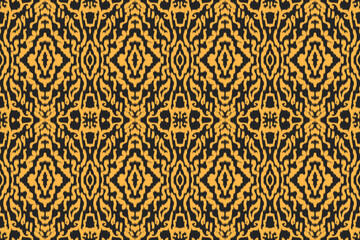 Seamless ethnic design, ikat art. beautiful hand drawn Design for textile and printingEthnic pattern.beautiful pattern. folk embroidery,bohemian style, abstract art	