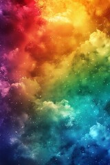 Naklejka premium Radiant rainbow background symbolizing LGBTQ pride, filled with bright hues and positive energy