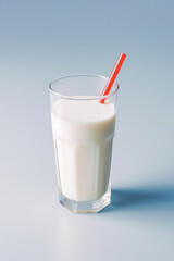 白, 白い液体, 牛乳, コップ, ストロー, カルシウム, White, white liquid, milk, cup, straw, calcium