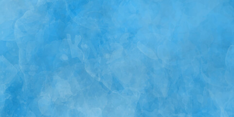 Abstract blue and white fantasy watercolor background texture .splash acrylic blue background .banner for wallpaper .watercolor wash aqua painted texture .abstract hand paint with stain backdrop .