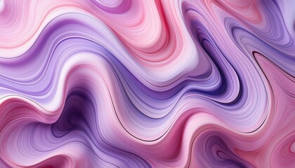 Fototapeta premium Dynamic Flow: Pink and Purple Geometric Waves
