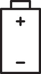 Battery Line Icon